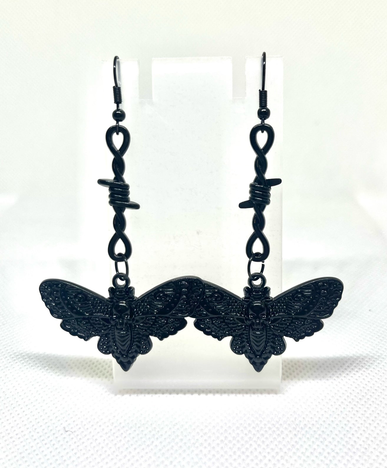 Barbed Moth Earrings