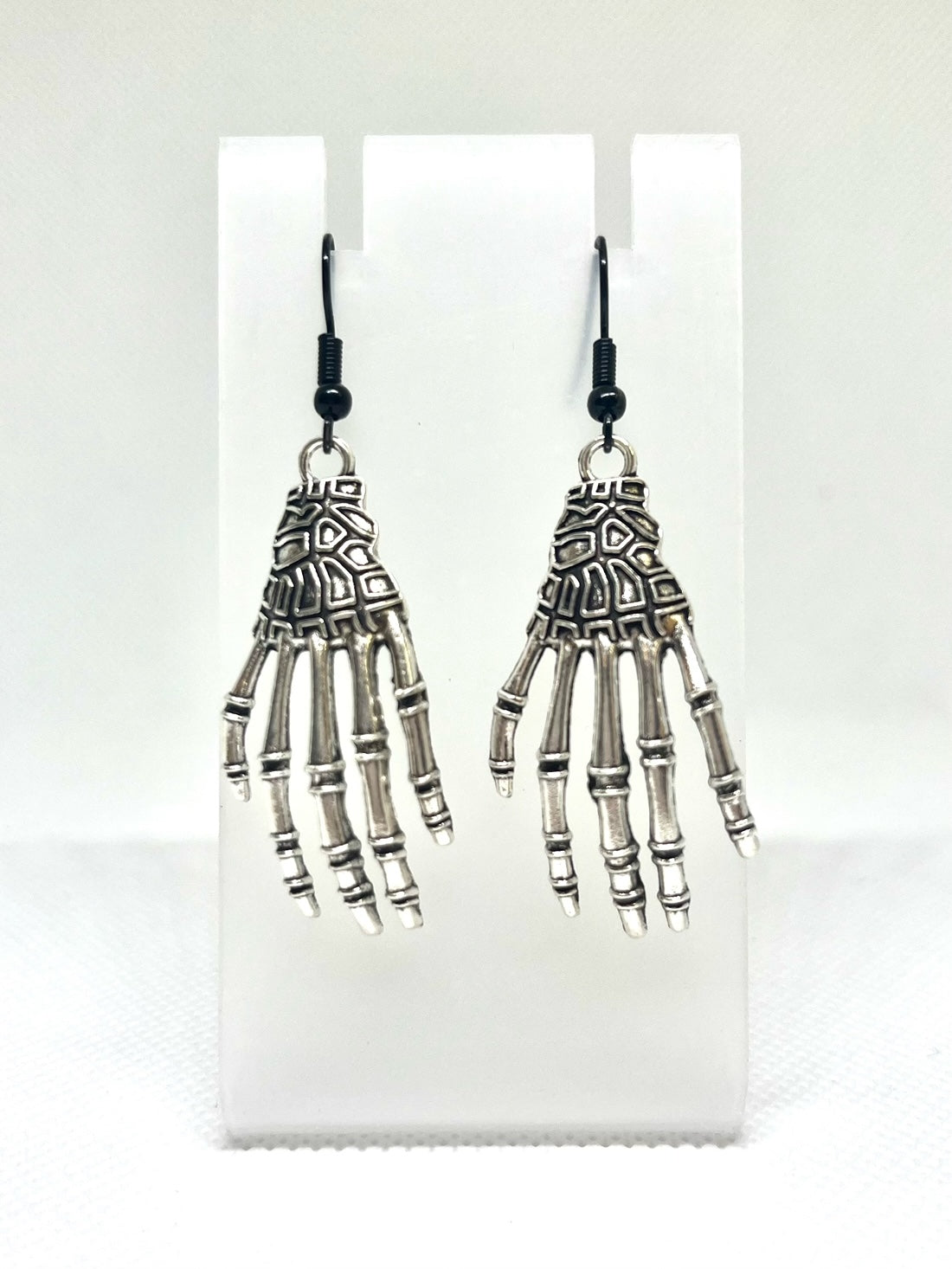 Silver Hand Earrings