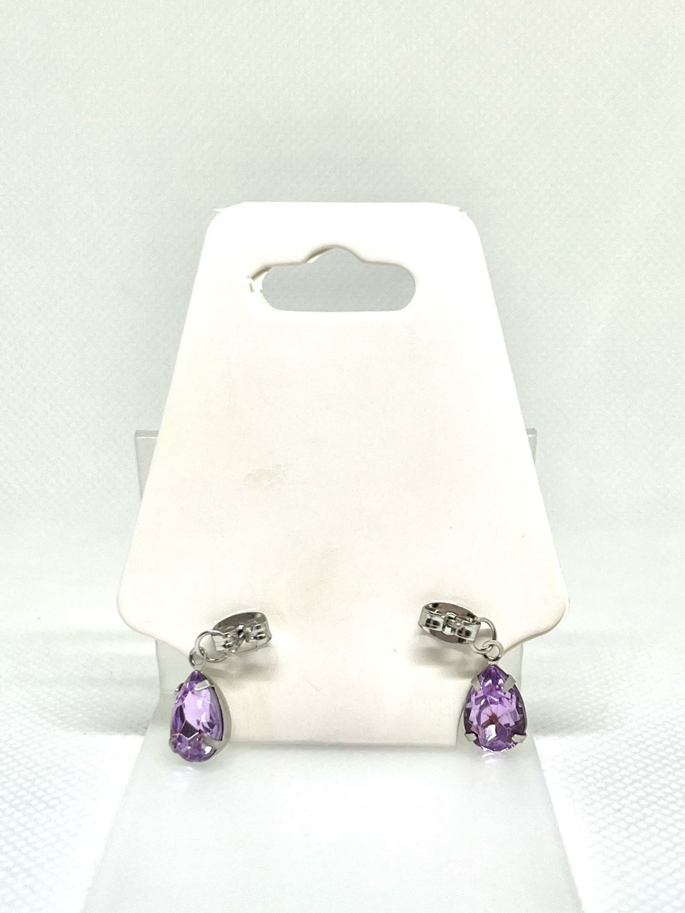 Purple Butterfly Stud Earrings